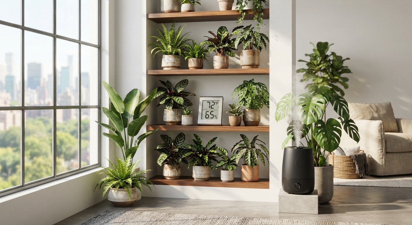 Humidity Control for Indoor Plants